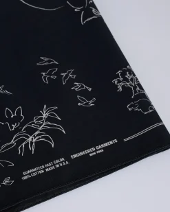 Sale Engineered Garments Printed Bandana Animal Black