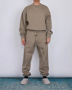 Best Fear of God Essentials Classic Crewneck Bevel Homestead Heather