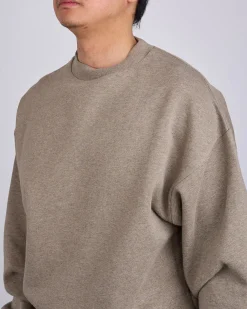 Best Fear of God Essentials Classic Crewneck Bevel Homestead Heather