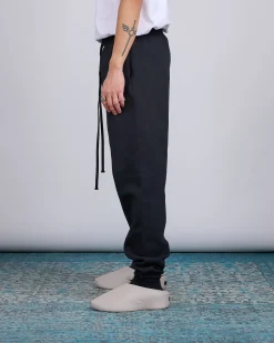 New Fear of God Essentials Classic Sweatpant Bevel Jet Black