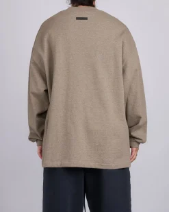 Online Fear of God Essentials Heavy Longsleeve T-Shirt Heather