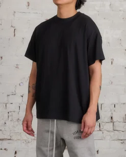New Fear of God Essentials 3-Pack Tri-Blend Tee Black