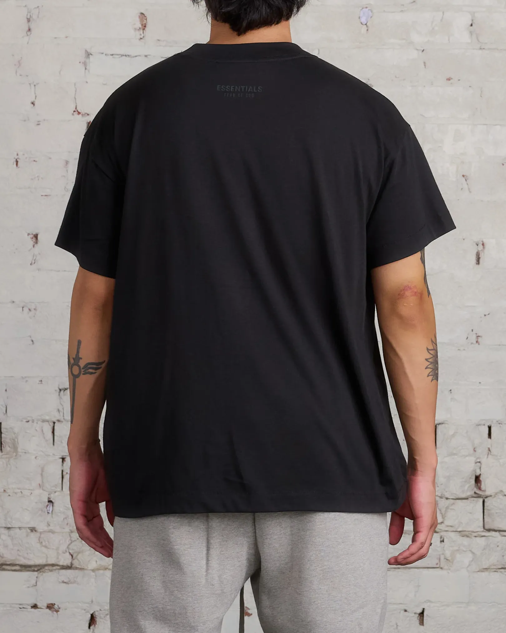 New Fear of God Essentials 3-Pack Tri-Blend Tee Black