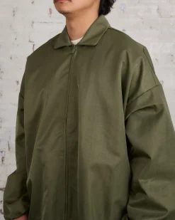 Best Fear of God Essentials Textured Nylon Trench Coat Military