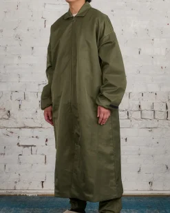 Best Fear of God Essentials Textured Nylon Trench Coat Military