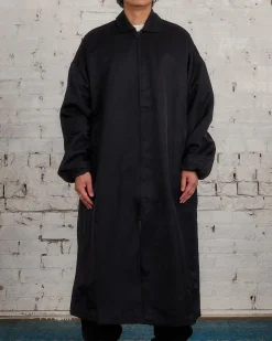 Discount Fear of God Essentials Textured Nylon Trench Coat Black