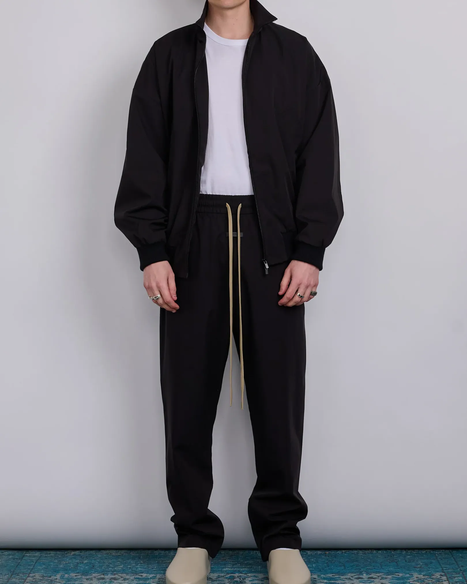 Clearance Fear of God High Neck Track Jacket Black