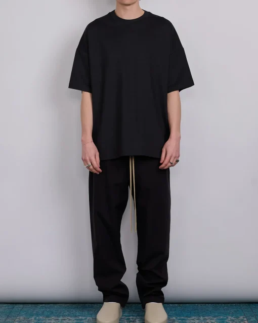 Online Fear of God Milano Viscose Blend T-Shirt Black