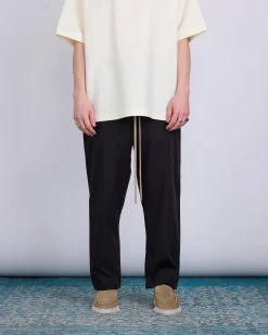 Discount Fear of God Nylon Track Pant Black