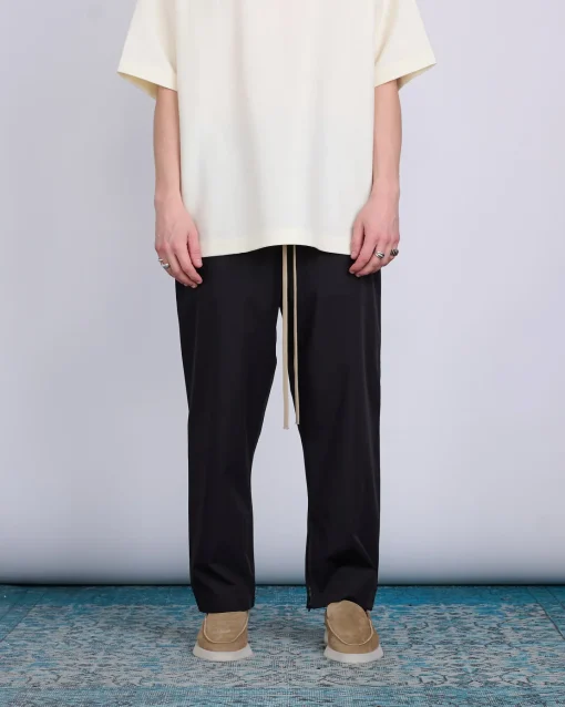 Discount Fear of God Nylon Track Pant Black