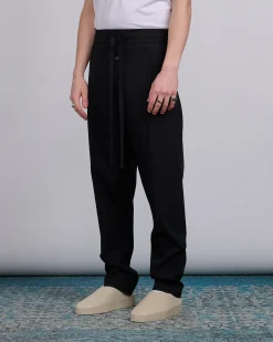 New Fear of God Oxford Drawstring Eternal Pant Black