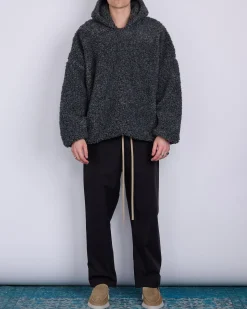 Discount Fear of God Polar Fleece Hoodie Paris Sky