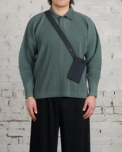 Sale HOMME PLISSÉ ISSEY MIYAKE Pleats September Pocket Bag Charcoal