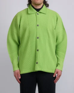 Best HOMME PLISSÉ ISSEY MIYAKE Pleats March Snap Jacket Fresh Green