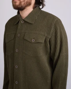 Hot HOMME PLISSÉ ISSEY MIYAKE Wool Like Light Trucker Jacket Khaki