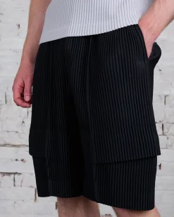 Best HOMME PLISSÉ ISSEY MIYAKE Pleats June Cargo Short Black