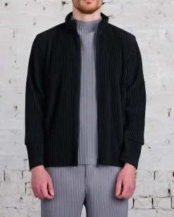 Best HOMME PLISSÉ ISSEY MIYAKE Pleats June Cargo Jacket Black