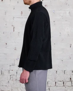 Best HOMME PLISSÉ ISSEY MIYAKE Pleats June Cargo Jacket Black