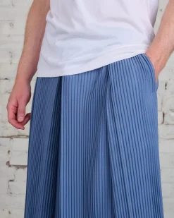 Hot HOMME PLISSÉ ISSEY MIYAKE Pleats August Relax Pant Blue Gray