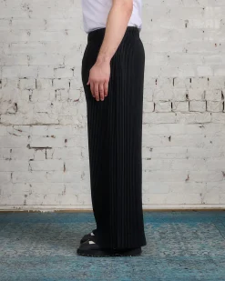 Sale HOMME PLISSÉ ISSEY MIYAKE Pleats September Straight Pant Black