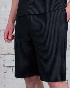 Best HOMME PLISSÉ ISSEY MIYAKE Pleats May Short Black