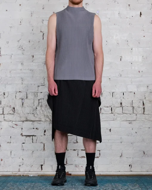 Best HOMME PLISSÉ ISSEY MIYAKE Pleats June Recatangle Skirt Coke Grey