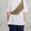 Online HOMME PLISSÉ ISSEY MIYAKE Issey Miyake Homme Plisse Pleats Crossbody Bag Light Mocha Brown