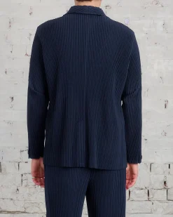 Discount HOMME PLISSÉ ISSEY MIYAKE Issey Miyake Homme Plisse Basics Blazer Navy