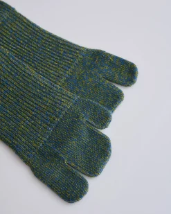 Outlet HOMME PLISSÉ ISSEY MIYAKE Issey Miyake Homme Plisse RB Drawing Sock Green