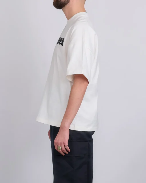 Hot Jil Sander Logo T-Shirt Porcelain