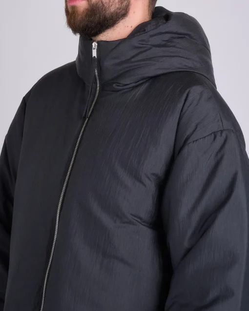 New Jil Sander+ Nylon Silk Down Jacket Black