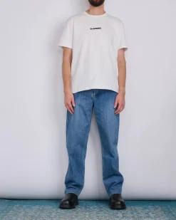 Outlet Jil Sander+ Washed Raw Denim Relaxed Jean Canard