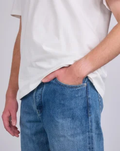 Outlet Jil Sander+ Washed Raw Denim Relaxed Jean Canard