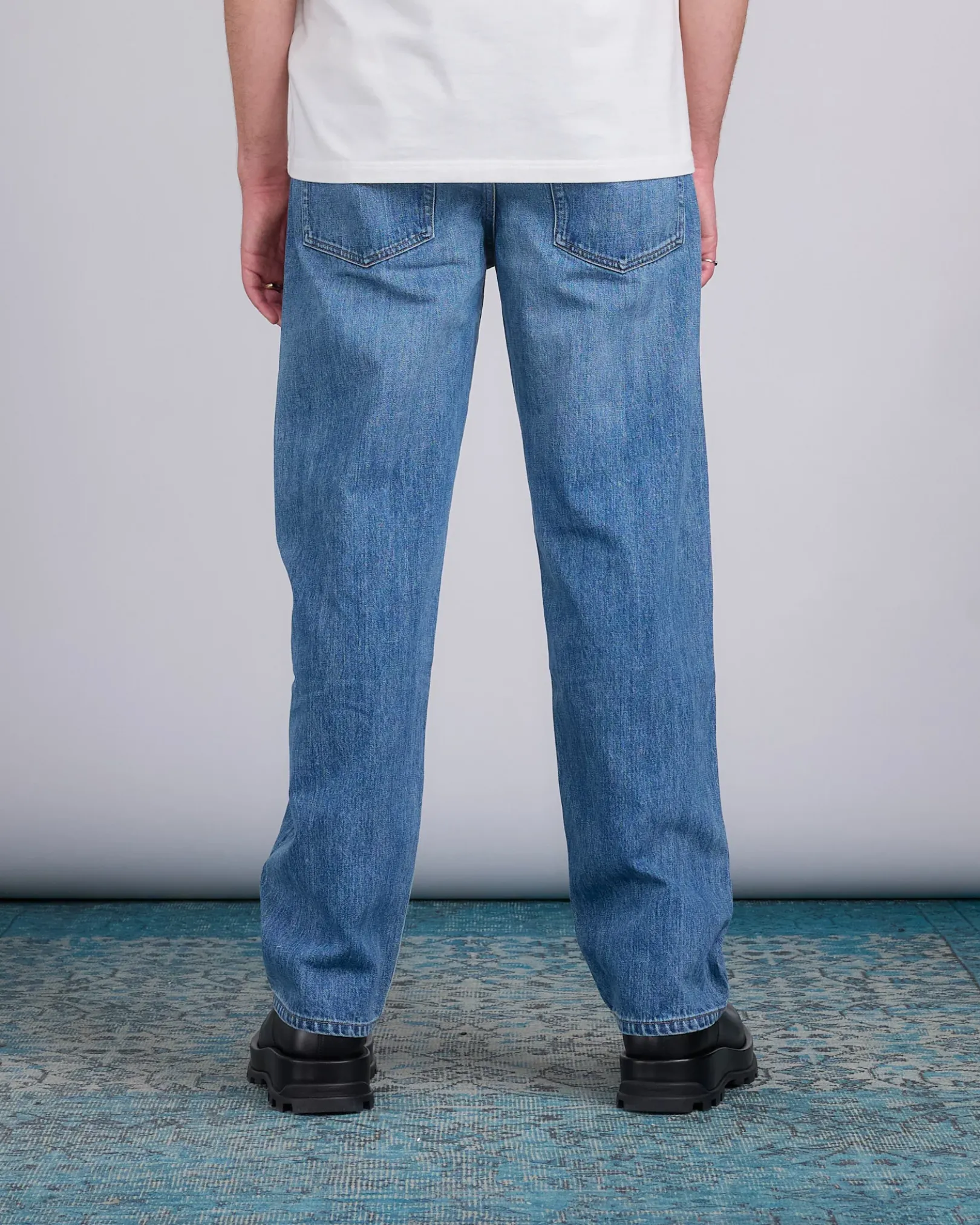 Outlet Jil Sander+ Washed Raw Denim Relaxed Jean Canard