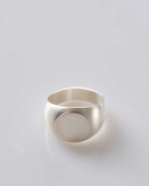 Outlet Jil Sander ZM1 C Signet Ring Silver