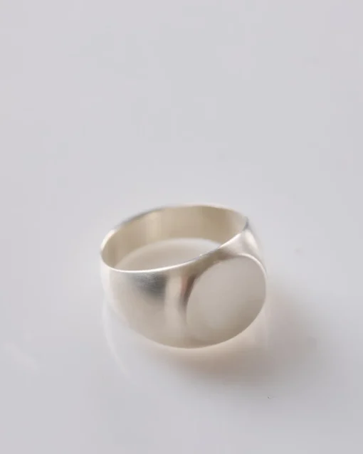 Outlet Jil Sander ZM1 C Signet Ring Silver
