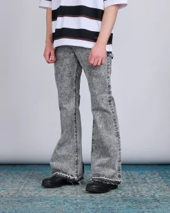 Fashion Junya Watanabe MAN Bootcut Denim Jean Wash Black