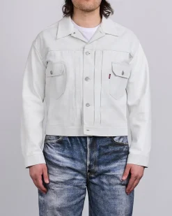 Fashion Junya Watanabe MAN Levi's Foil Print Jacket Off White
