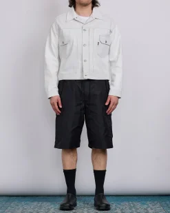 Outlet Junya Watanabe MAN Twill x Oxford Cargo Short Black
