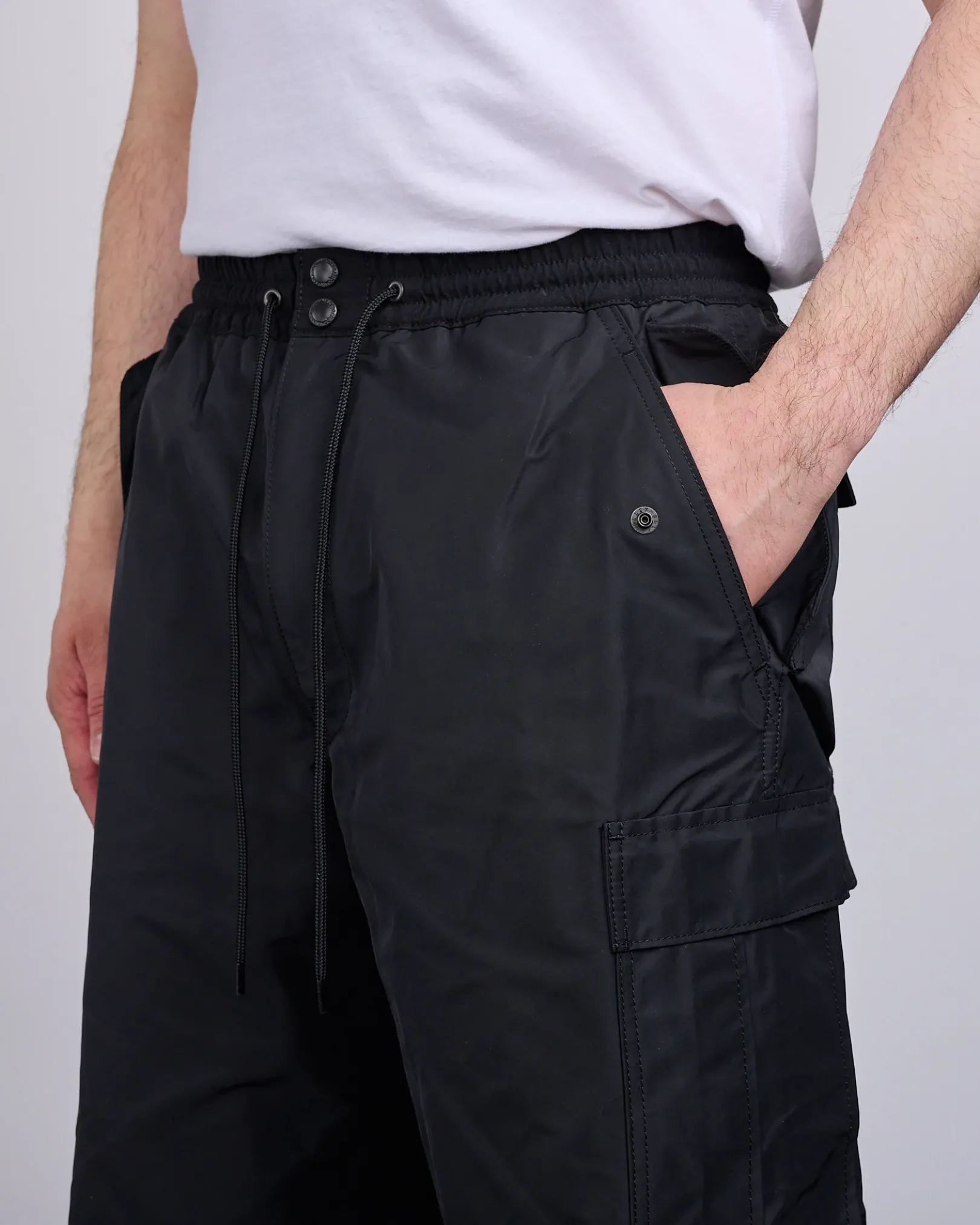 Outlet Junya Watanabe MAN Twill x Oxford Cargo Short Black