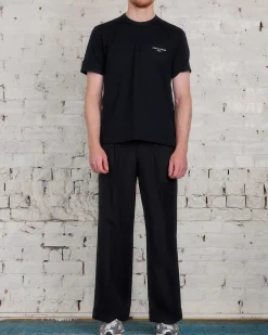 Fashion Junya Watanabe MAN Wool Serge Double Pleated Trouser Black