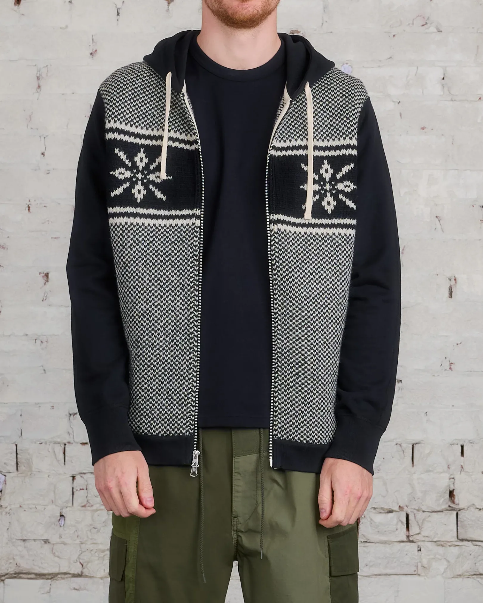 Clearance Junya Watanabe MAN x Reigning Champ Shetland Wool Zip Hoody