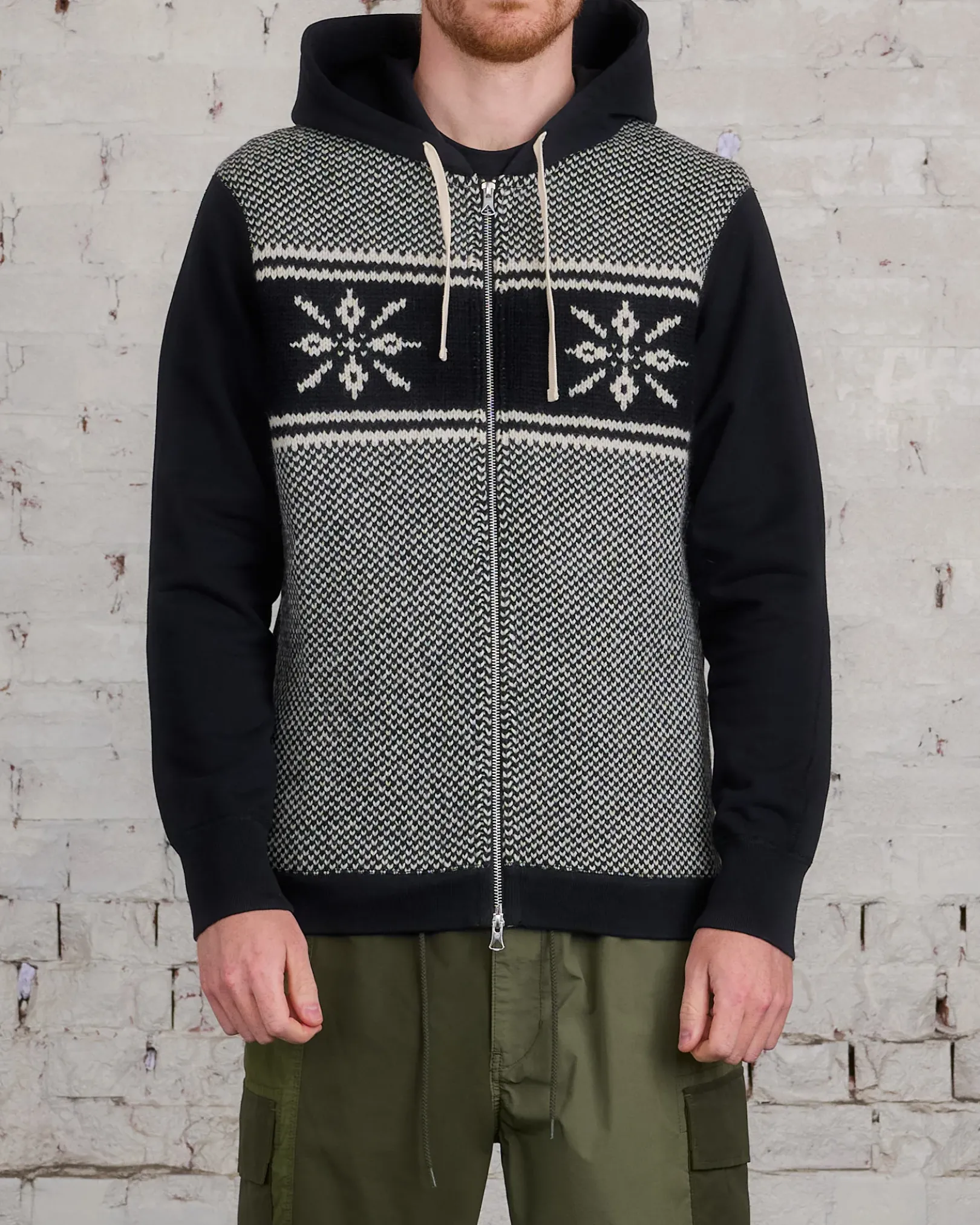 Clearance Junya Watanabe MAN x Reigning Champ Shetland Wool Zip Hoody