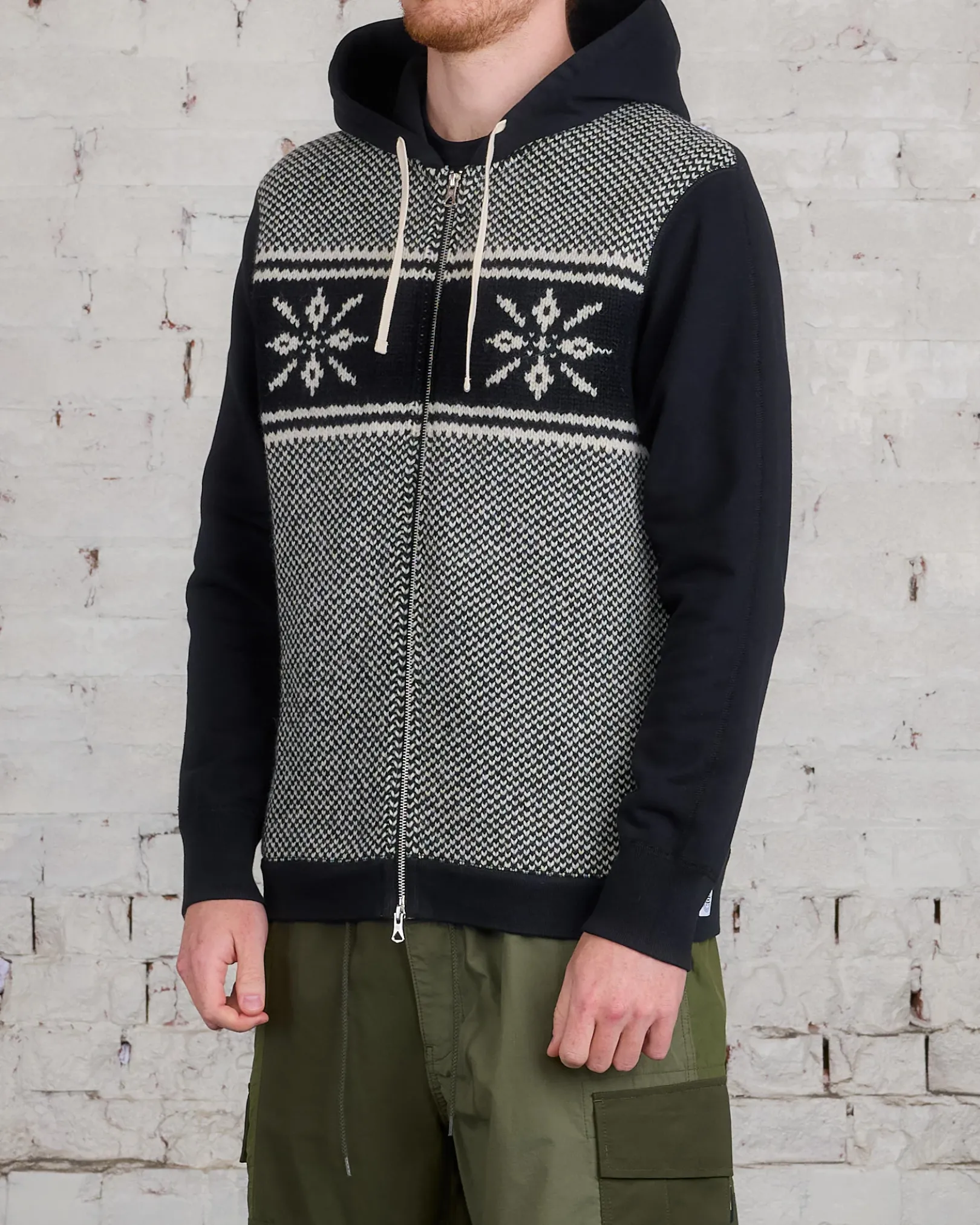 Clearance Junya Watanabe MAN x Reigning Champ Shetland Wool Zip Hoody