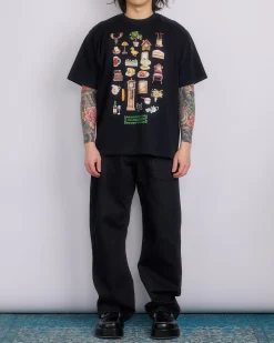 Discount JW Anderson Diorama Printed T-Shirt Black
