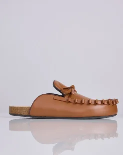 Clearance JW Anderson Ruffle Loafer Tan