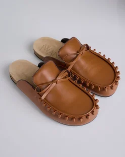 Clearance JW Anderson Ruffle Loafer Tan