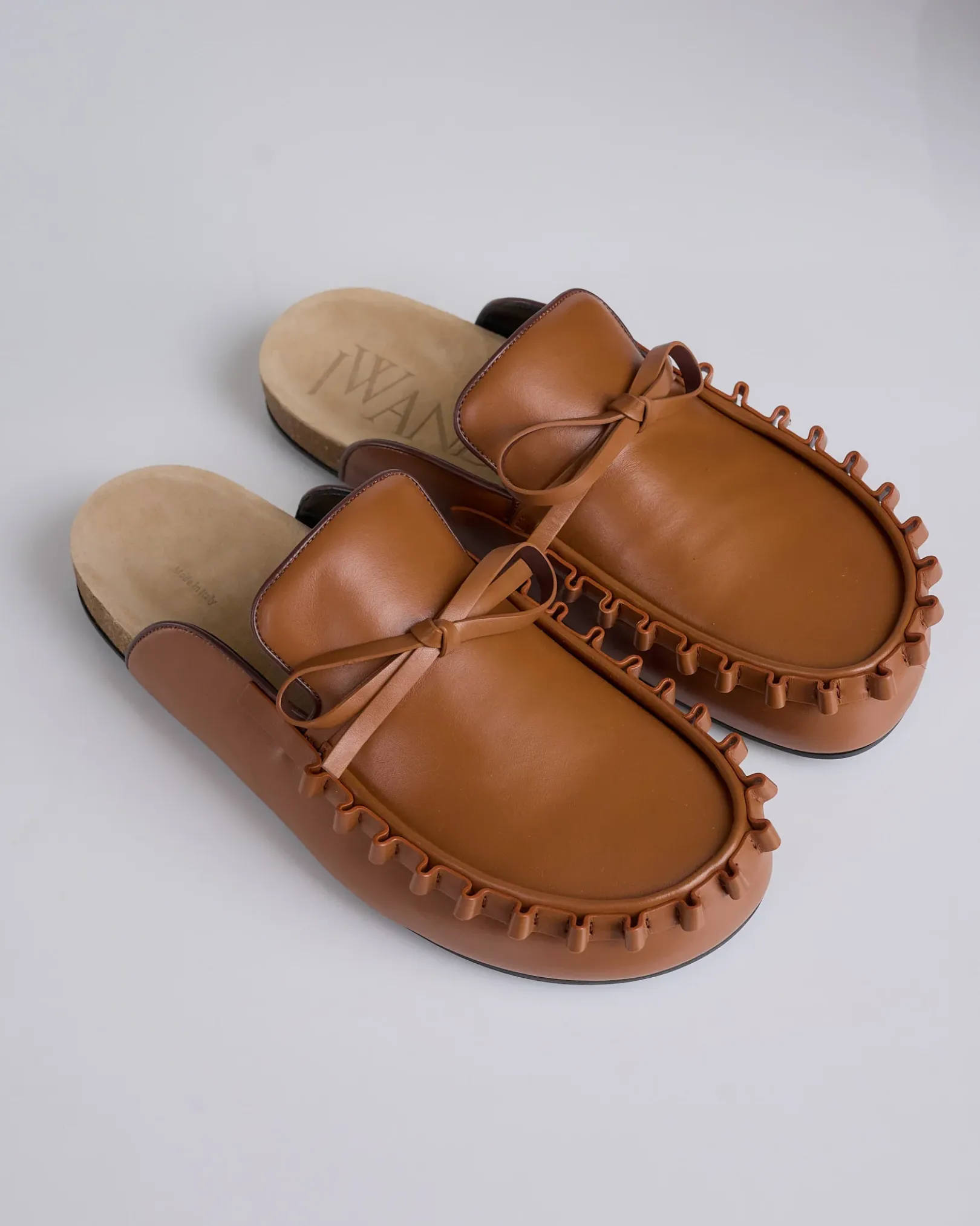 Clearance JW Anderson Ruffle Loafer Tan