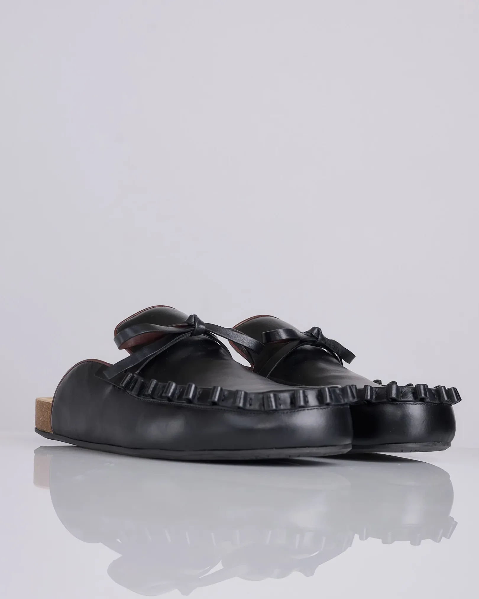 Best JW Anderson Ruffle Loafer Black