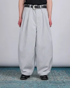 Online LaFrance Double Pleated Denim Light Blue